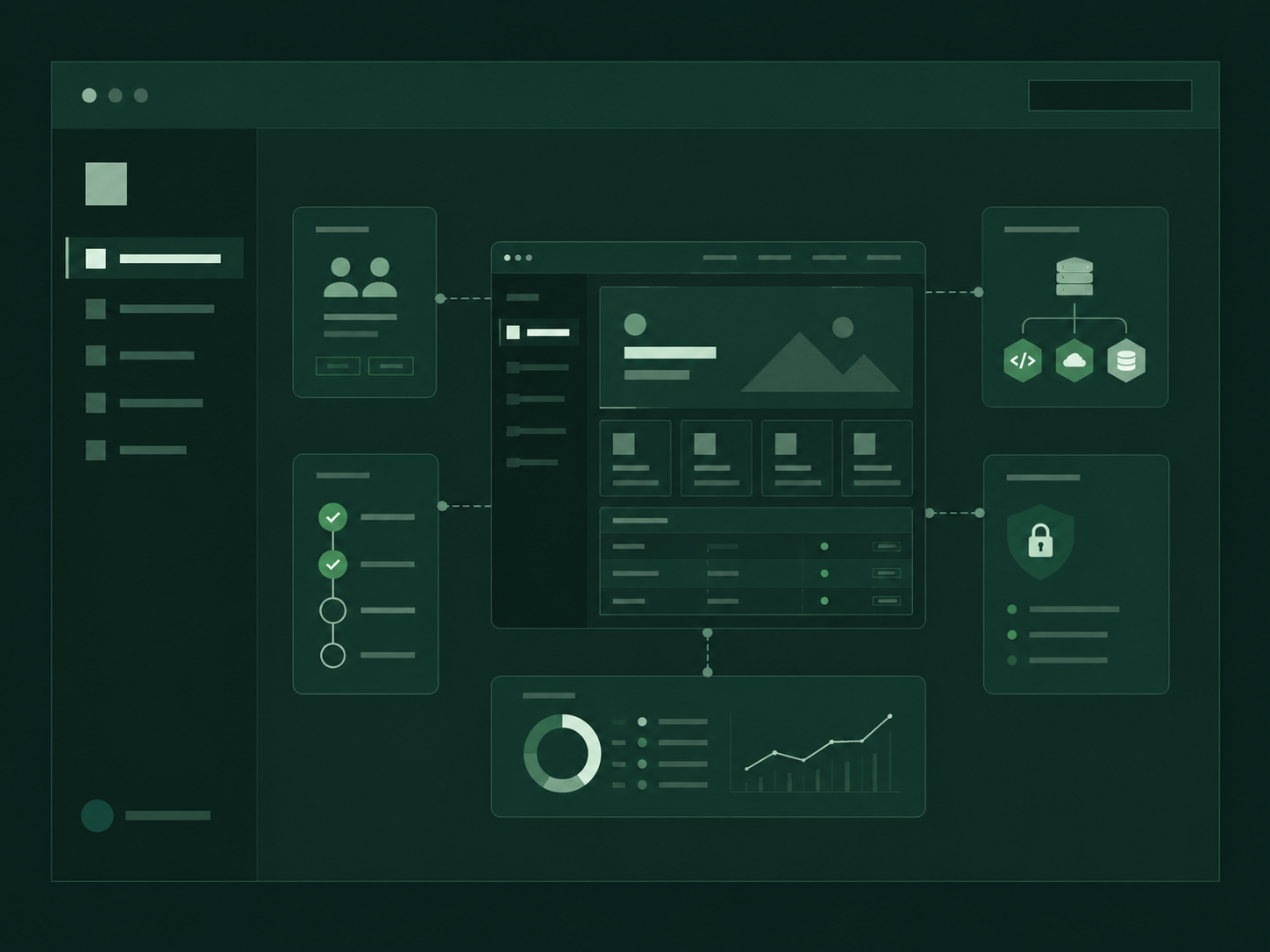 Interface d'un logiciel métier conçu par Stratos