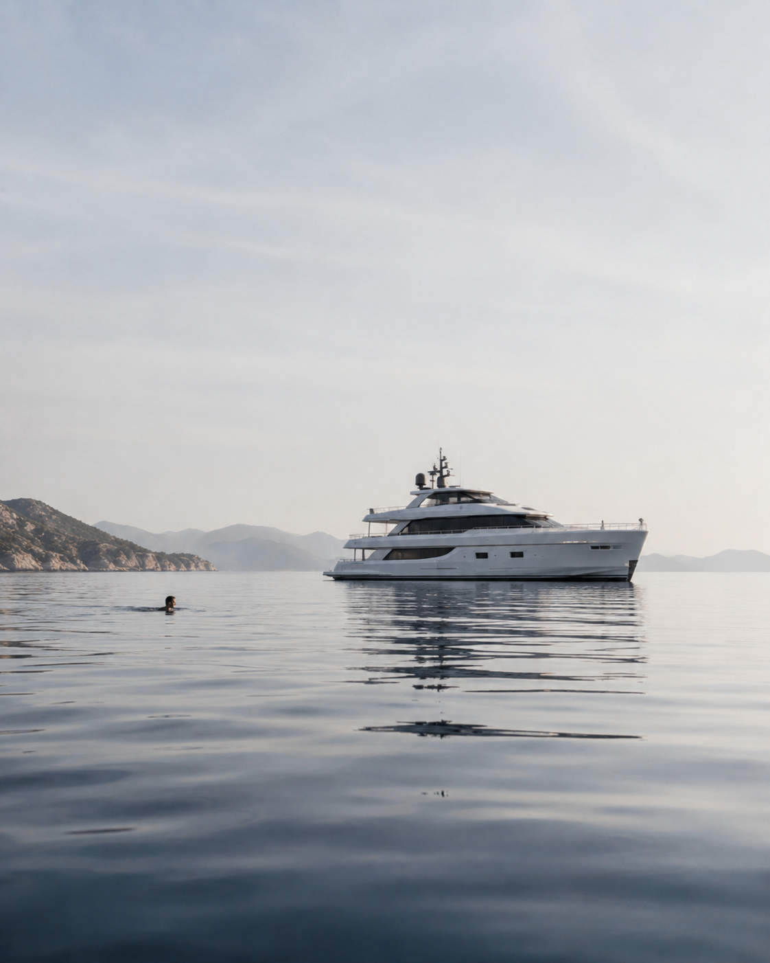 Luxury yacht presented for sale, illustrating the difference between first appeal and a defensible yacht purchase.