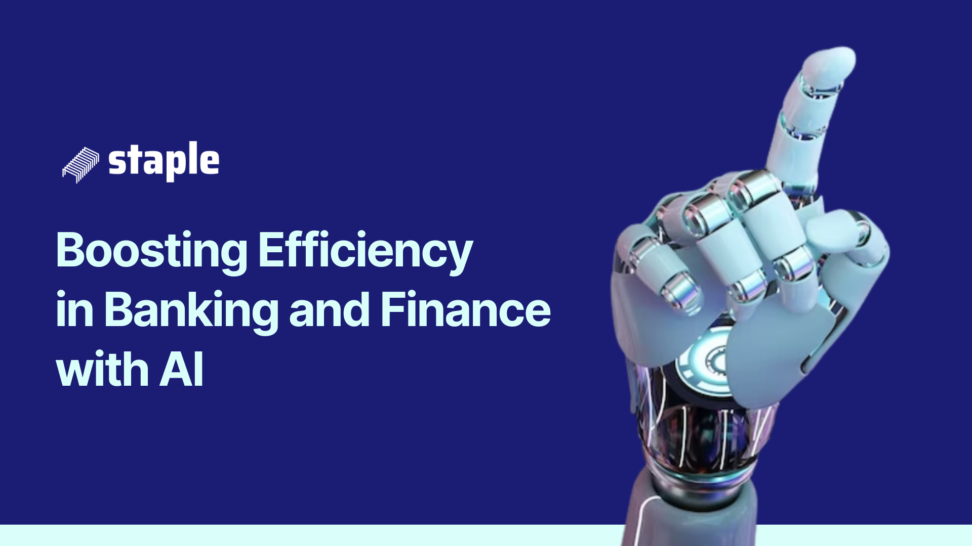 boosting efficiency in banking and finance with AI