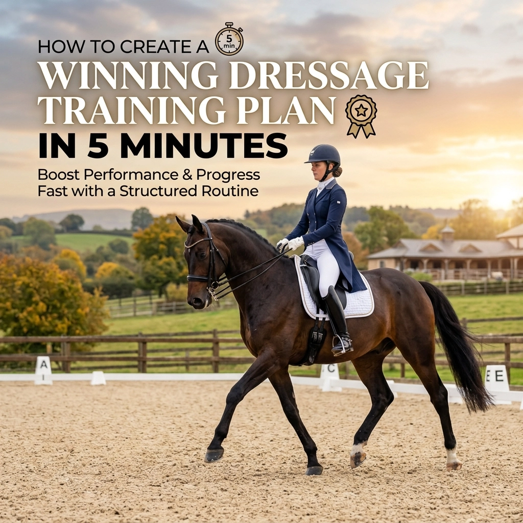 How to Create a Winning Dressage Training Plan in 5 Minutes