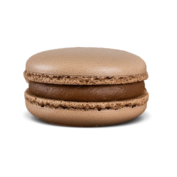 Macaron chocolat noir