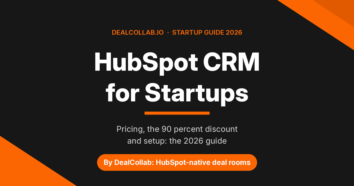 HubSpot CRM for startups guide 2026 pricing and discount