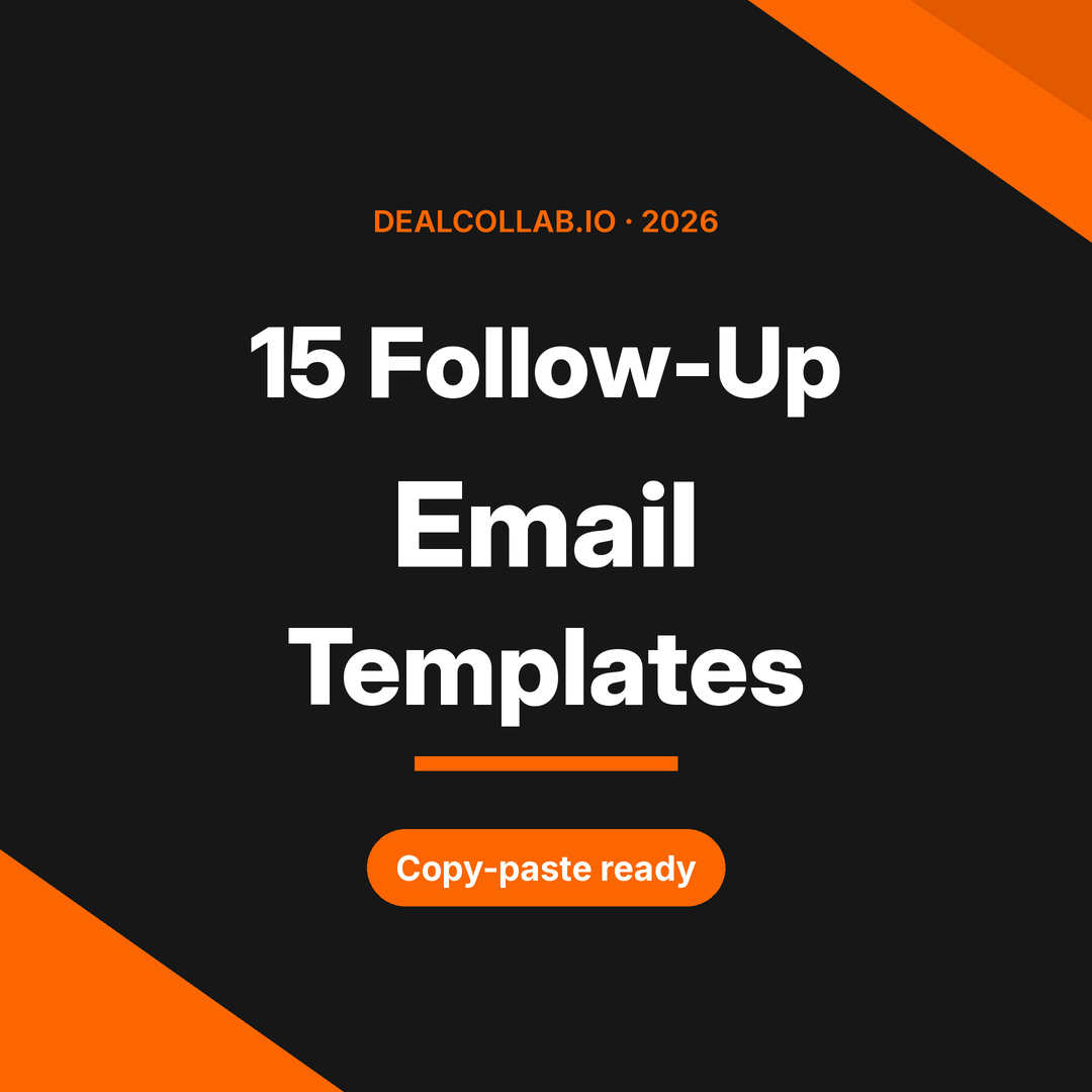 Cover graphic: Follow-Up Emails After No Response — 15 copy-paste templates by scenario