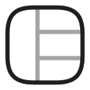 Grid layout icon