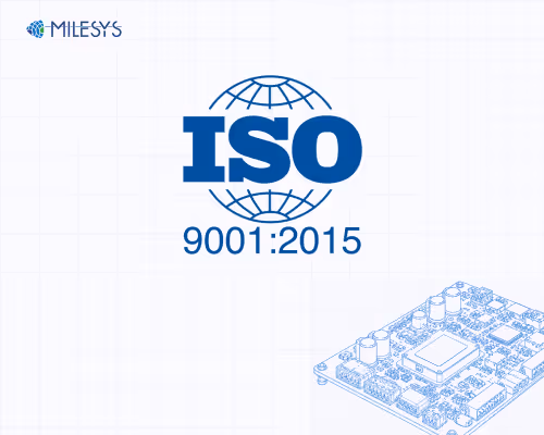 visuel certification ISO 9001 MILESYS