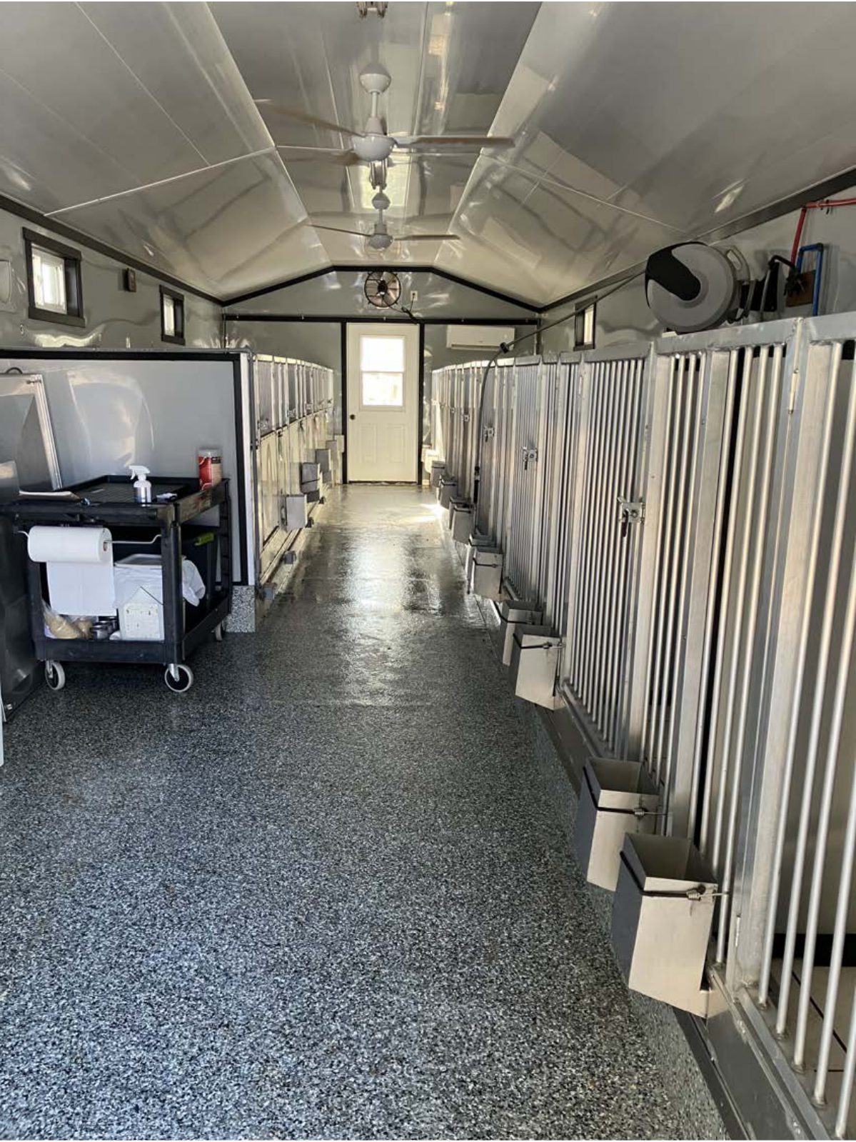 Kennel photograph taken at the Ohio inspection of Arlen Miller – Roadside Puppies on January 27, 2025, page 3 of the inspection report
