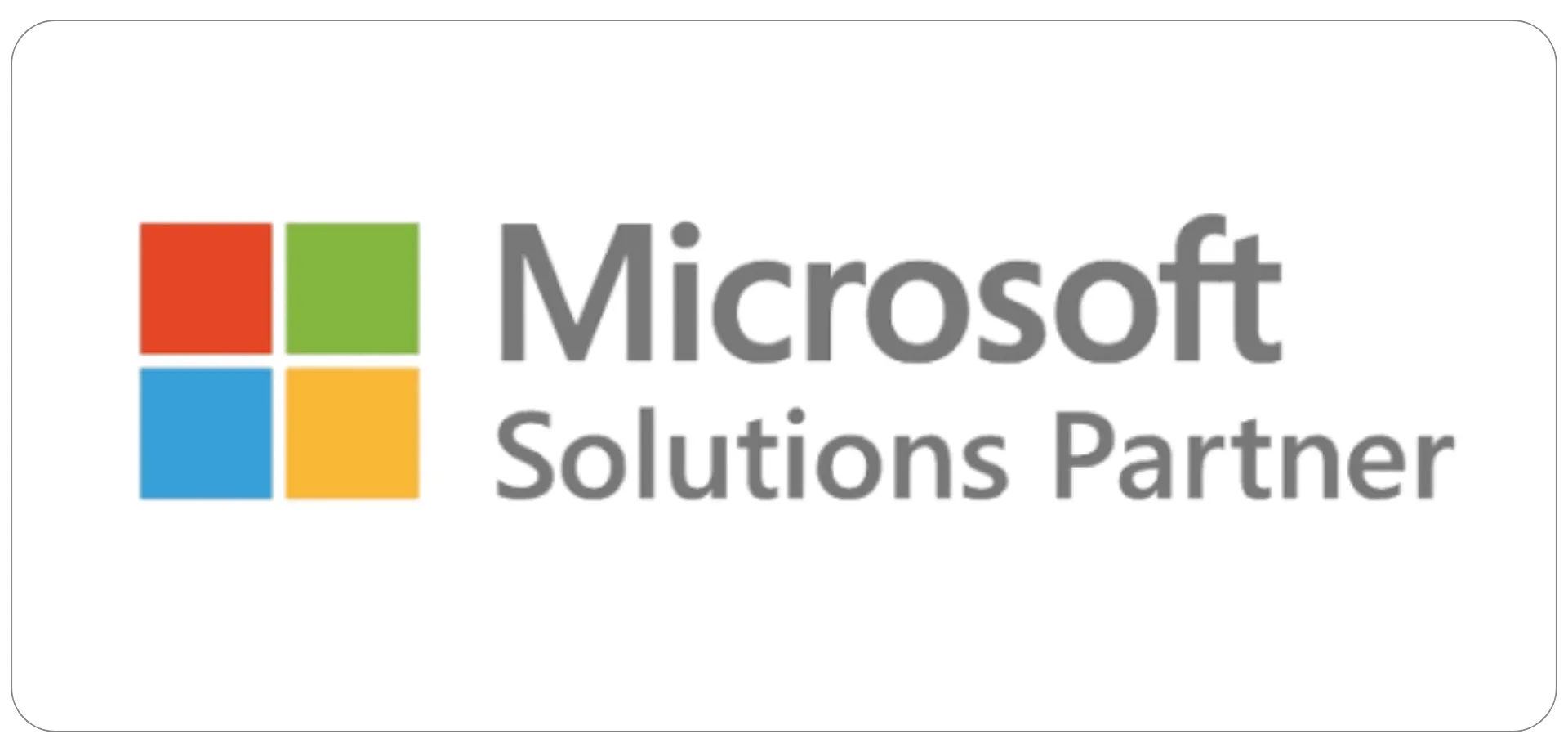 Microsoft Solutions Partner badge