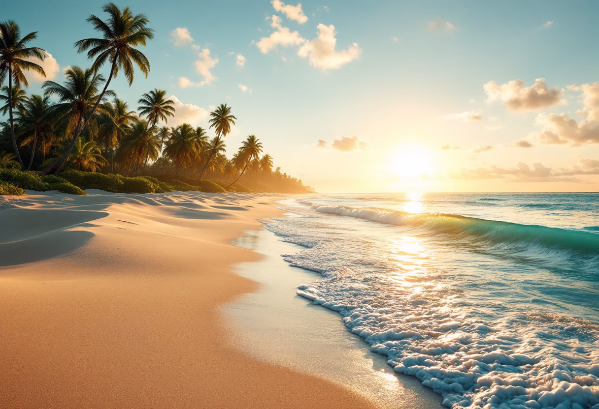 image of an exotic destination landscape (for a travel tech)