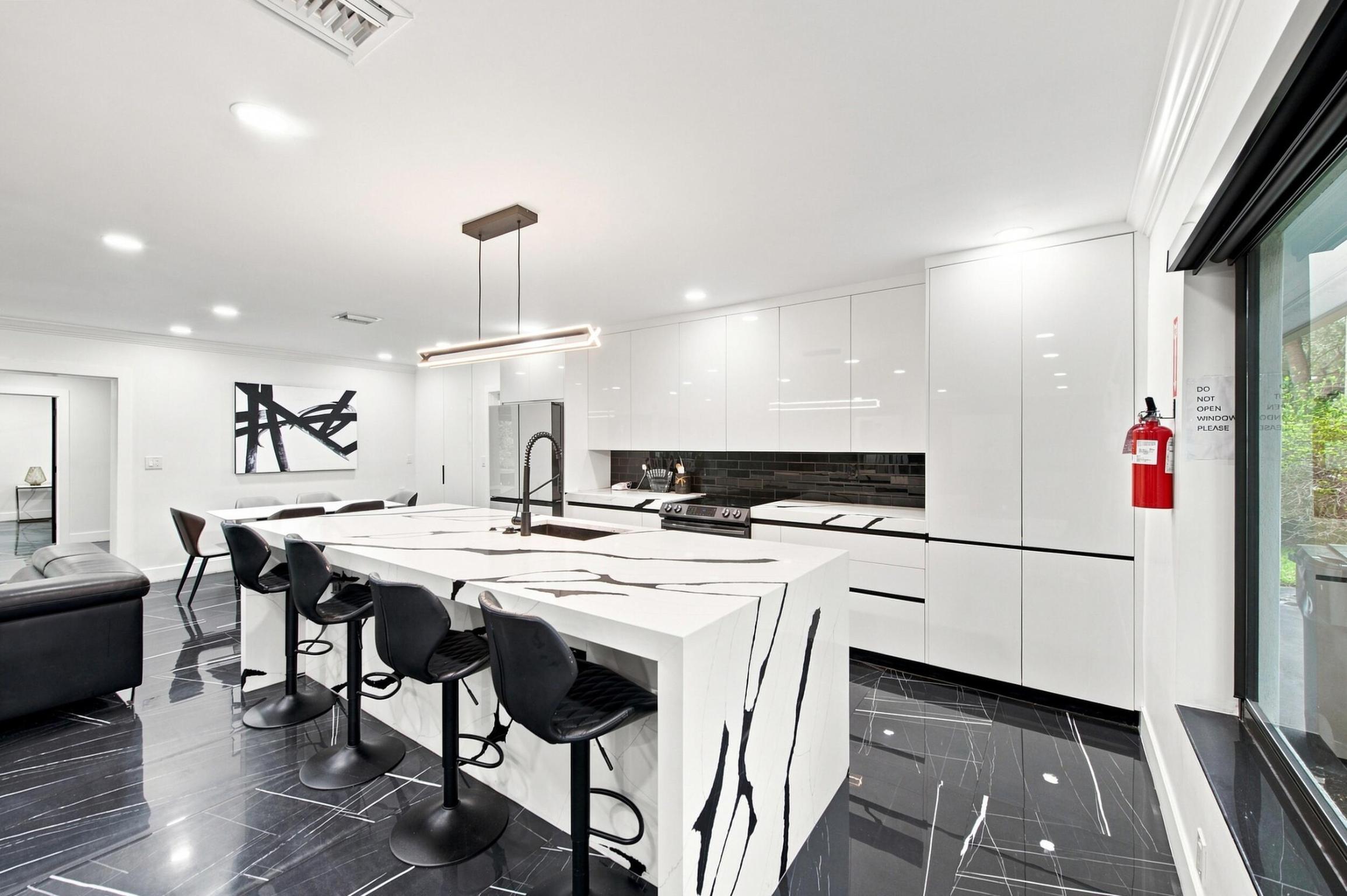 Updated chef's kitchen