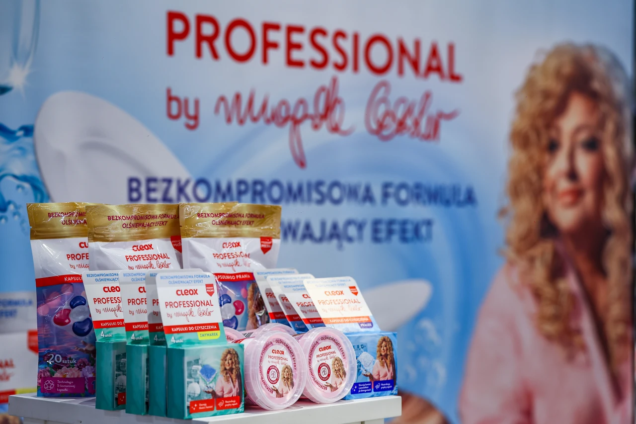 Prezentacja produktów Cleox Professional podczas premiery