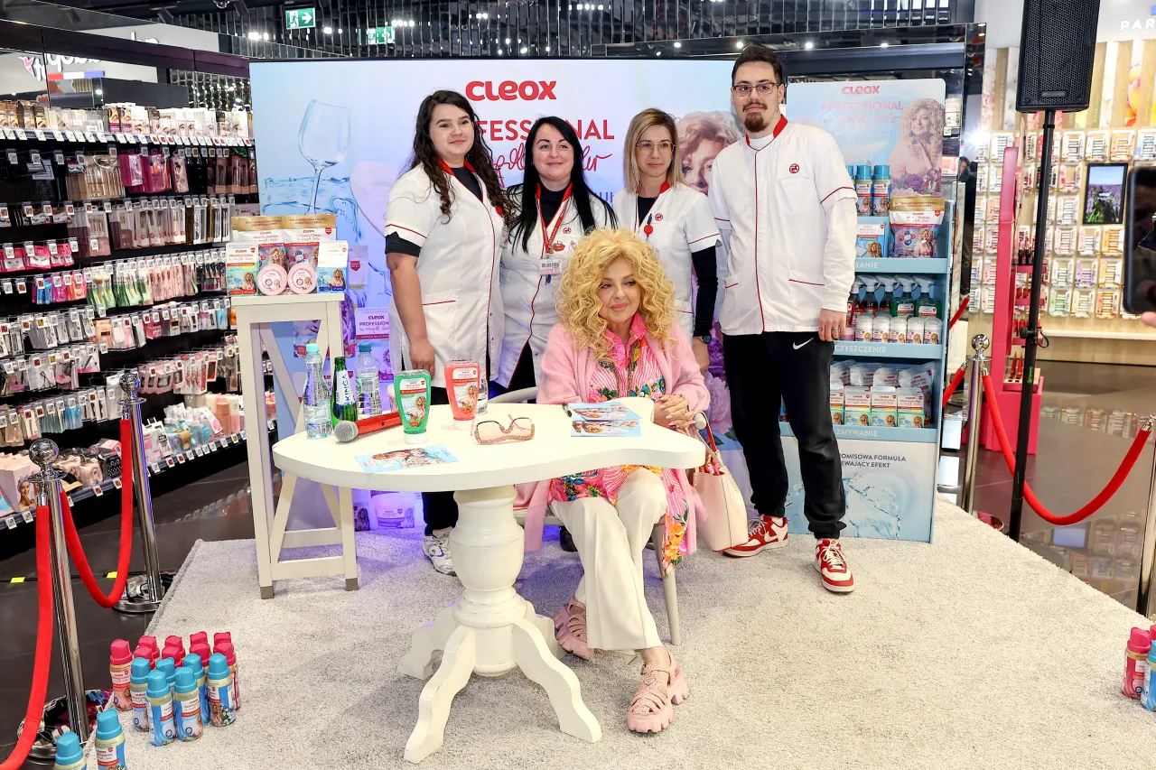 Premiera produktów Cleox Professional z udziałem Magdy Gessler