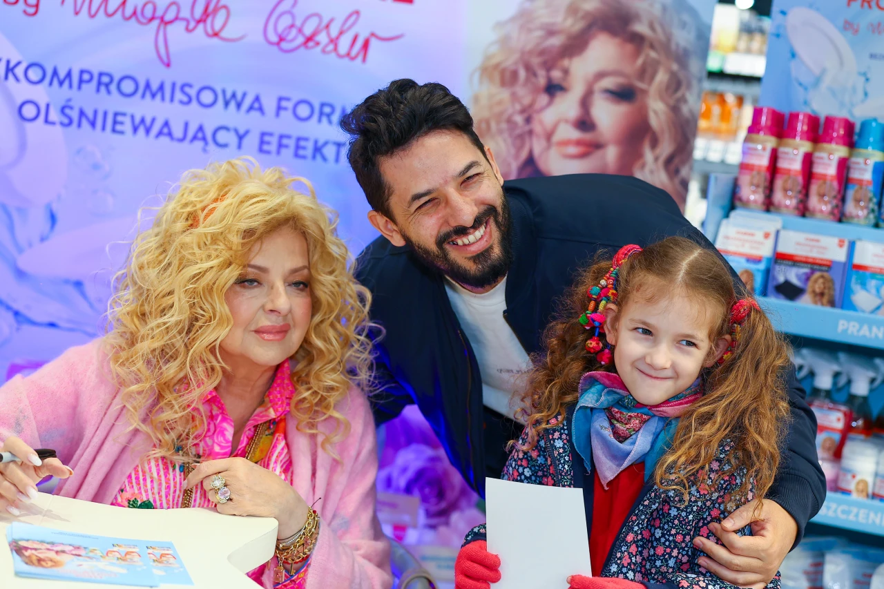 Magda Gessler prezentująca produkty Cleox Professional