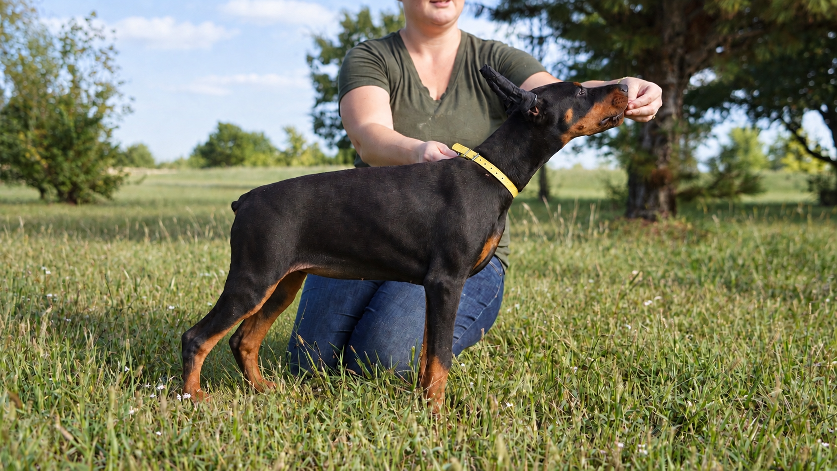 Yellow Collar Female - Platinum Litter