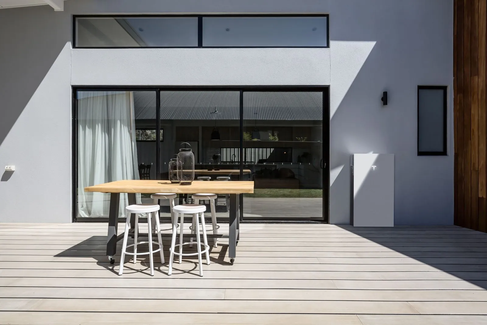 powerwall 3 outside deck