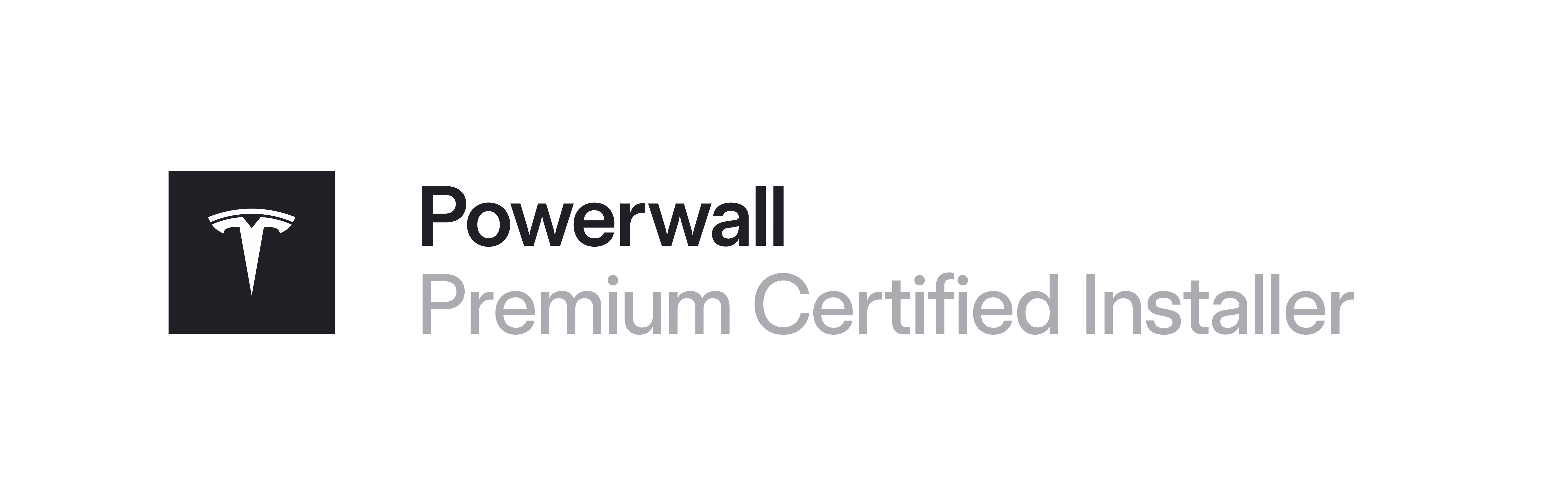 Powerwall Premium certified installer