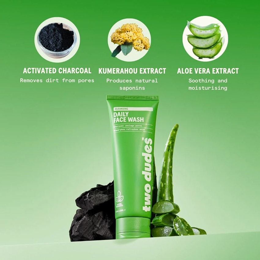 Two Dudes facewash.
