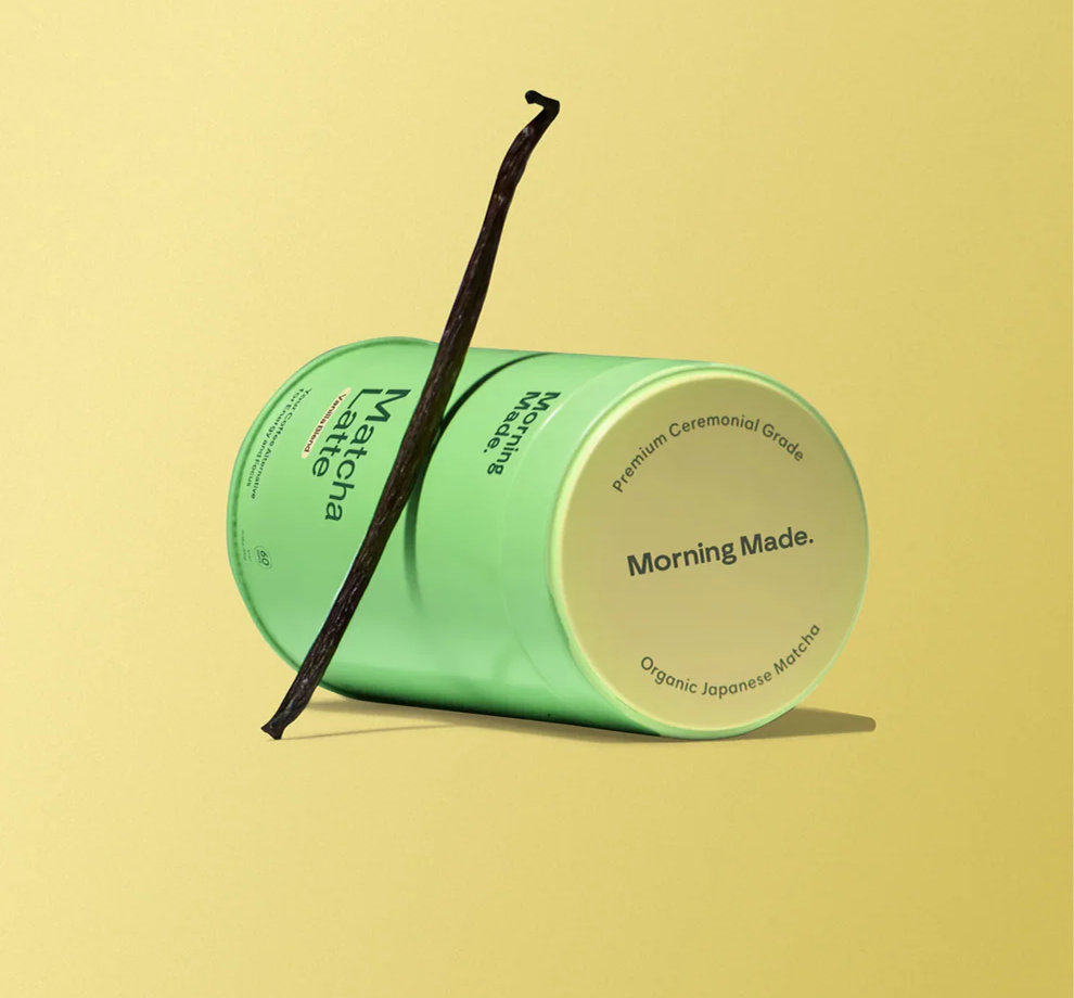 Vanilla Latte tin.