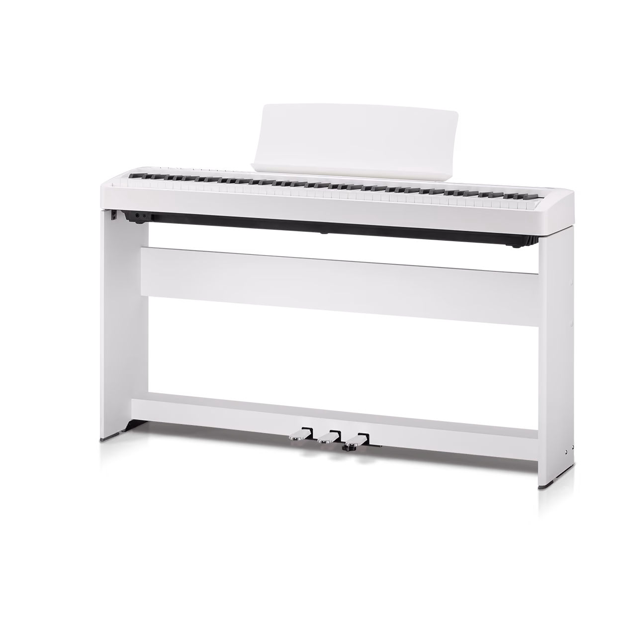 Front view of Kawai ES120 digital piano.