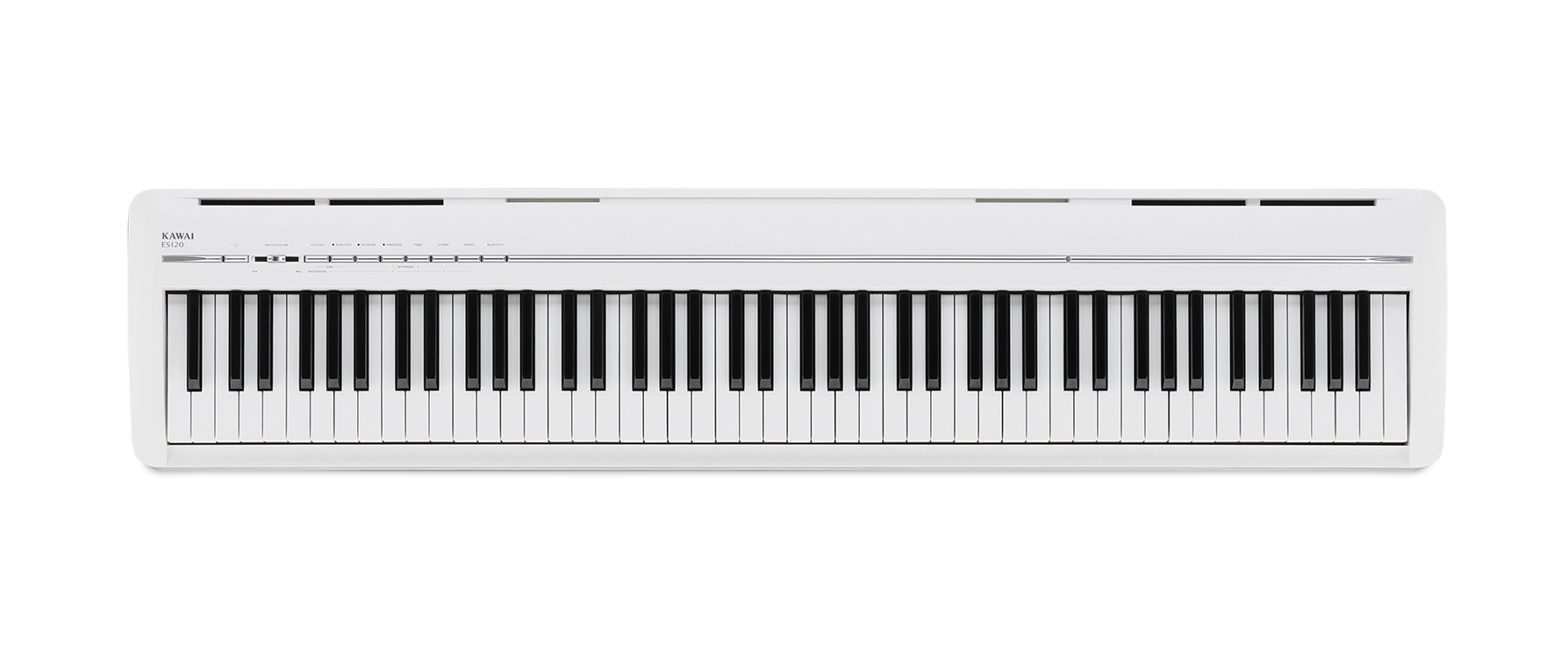 Top view of Kawai ES120 digital piano.