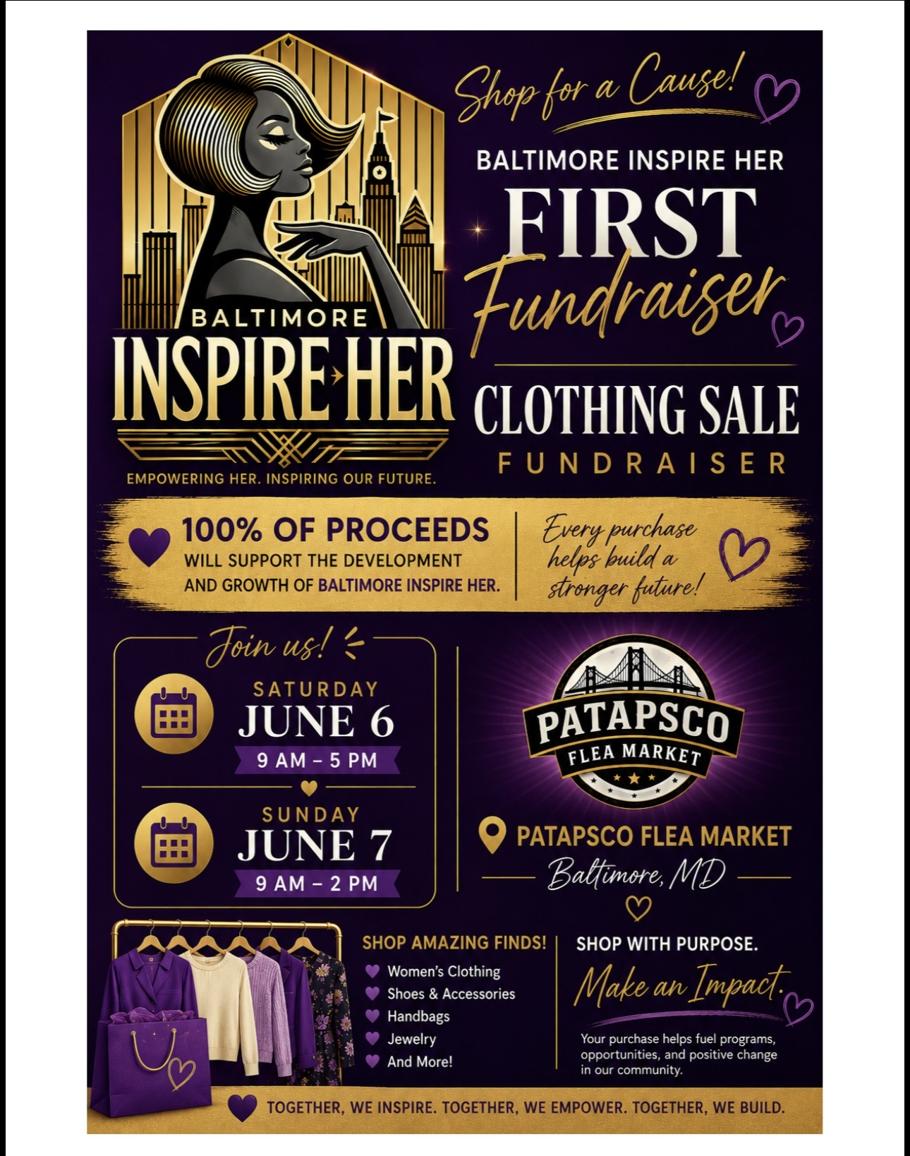 Shop for a Cause Clothing Sale Fundraiser Day 2
