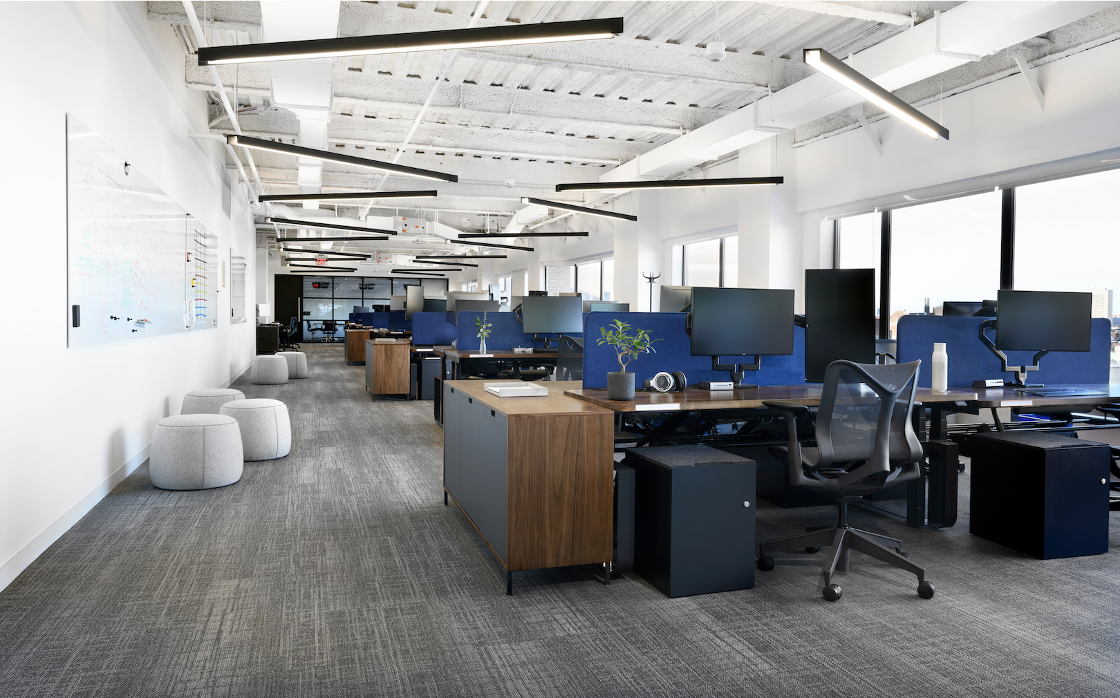Area two, fabric dividers
