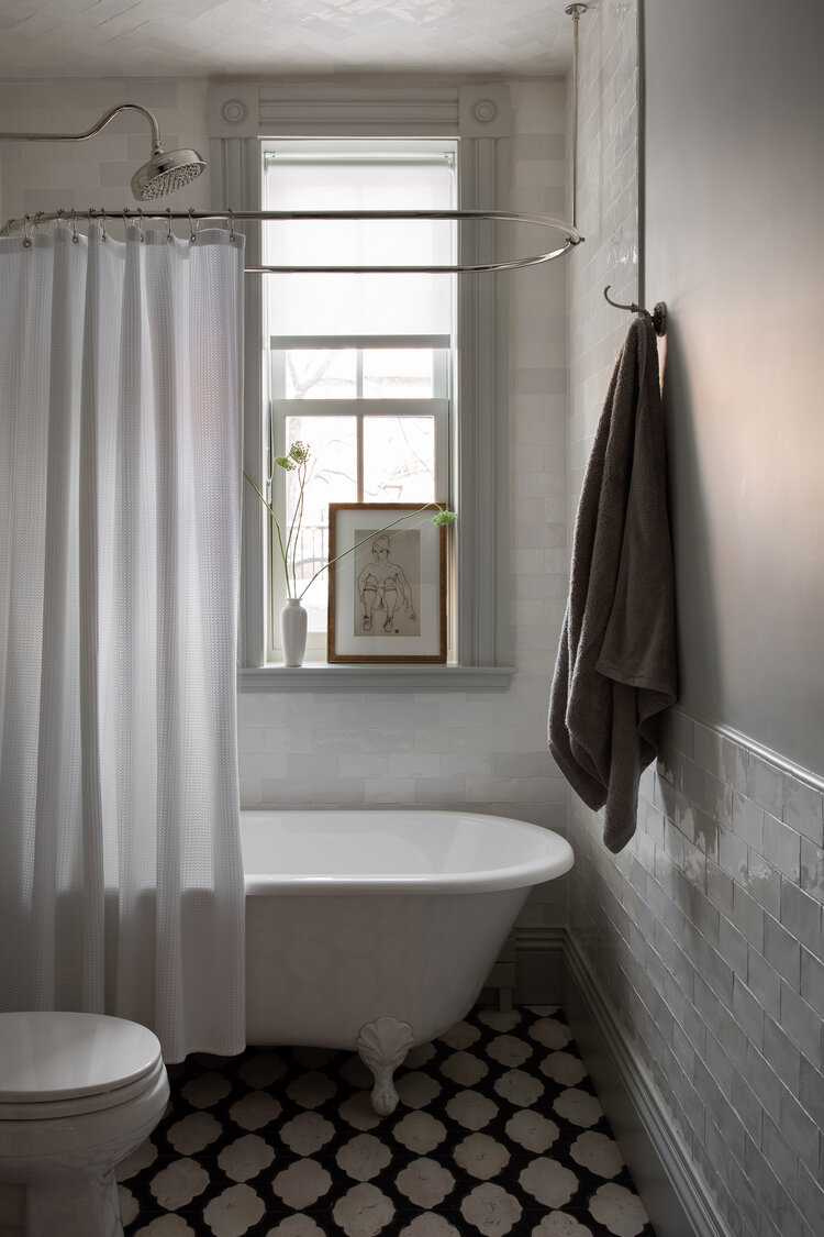 Back Bay Brownstone — vertical detail