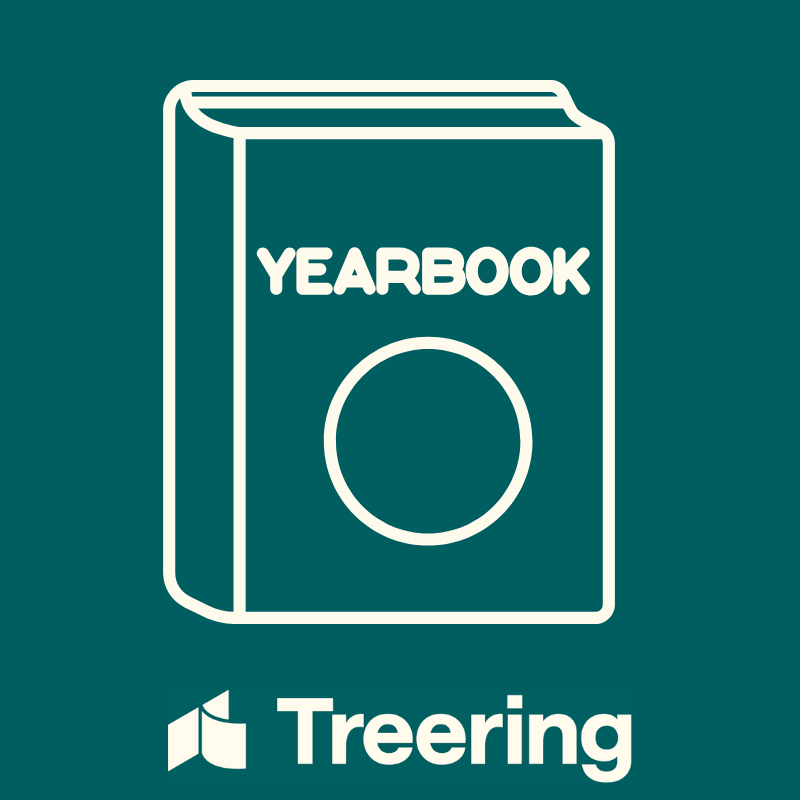 Yearbook icon with the Treering logo.