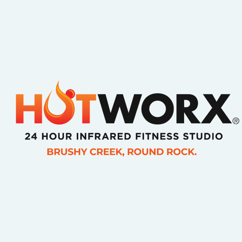 HotWorx logo, a Fern Bluff PTA Bobcat Bash sponsor.