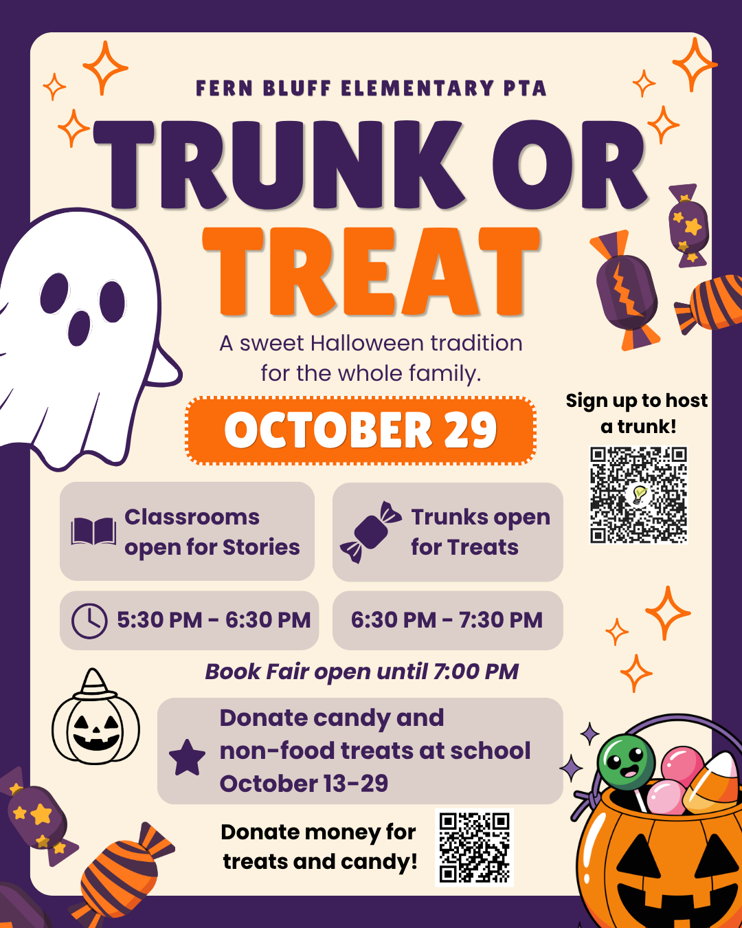 Spooky Stories & Trunk or Treat