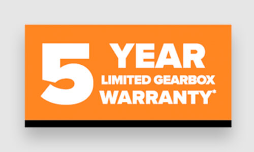 Detail highlighting Gearbox on Grooming Mowers AFM42 Series.