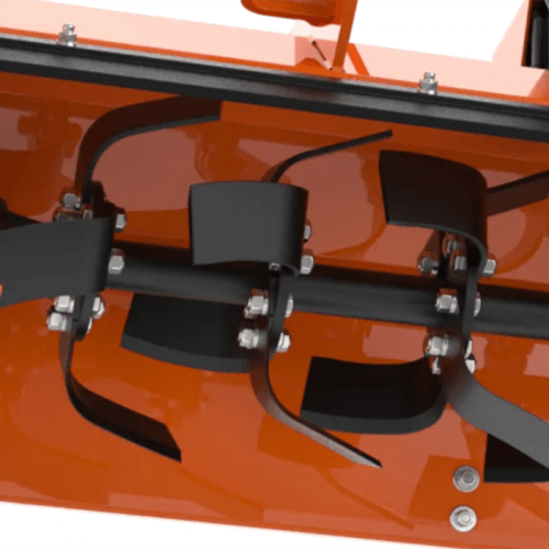 Detail highlighting Four tines on Rotary Tillers RTR05 Series.