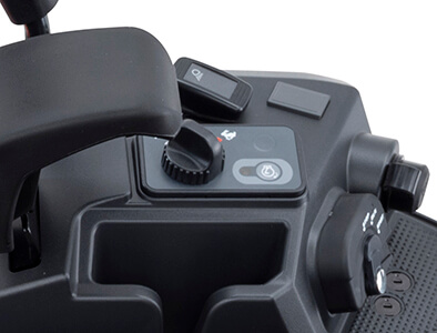 Detail highlighting Auto Idle & Auto Shift on Kubota U17-5 Premium Mini Excavator.