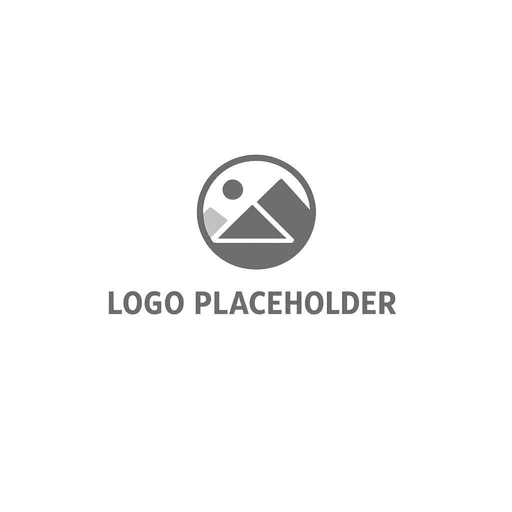Grey and White Logo place holder