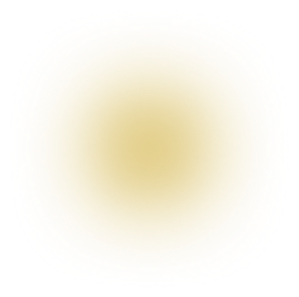 Soft golden rounded square blurred shadow effect on black background.