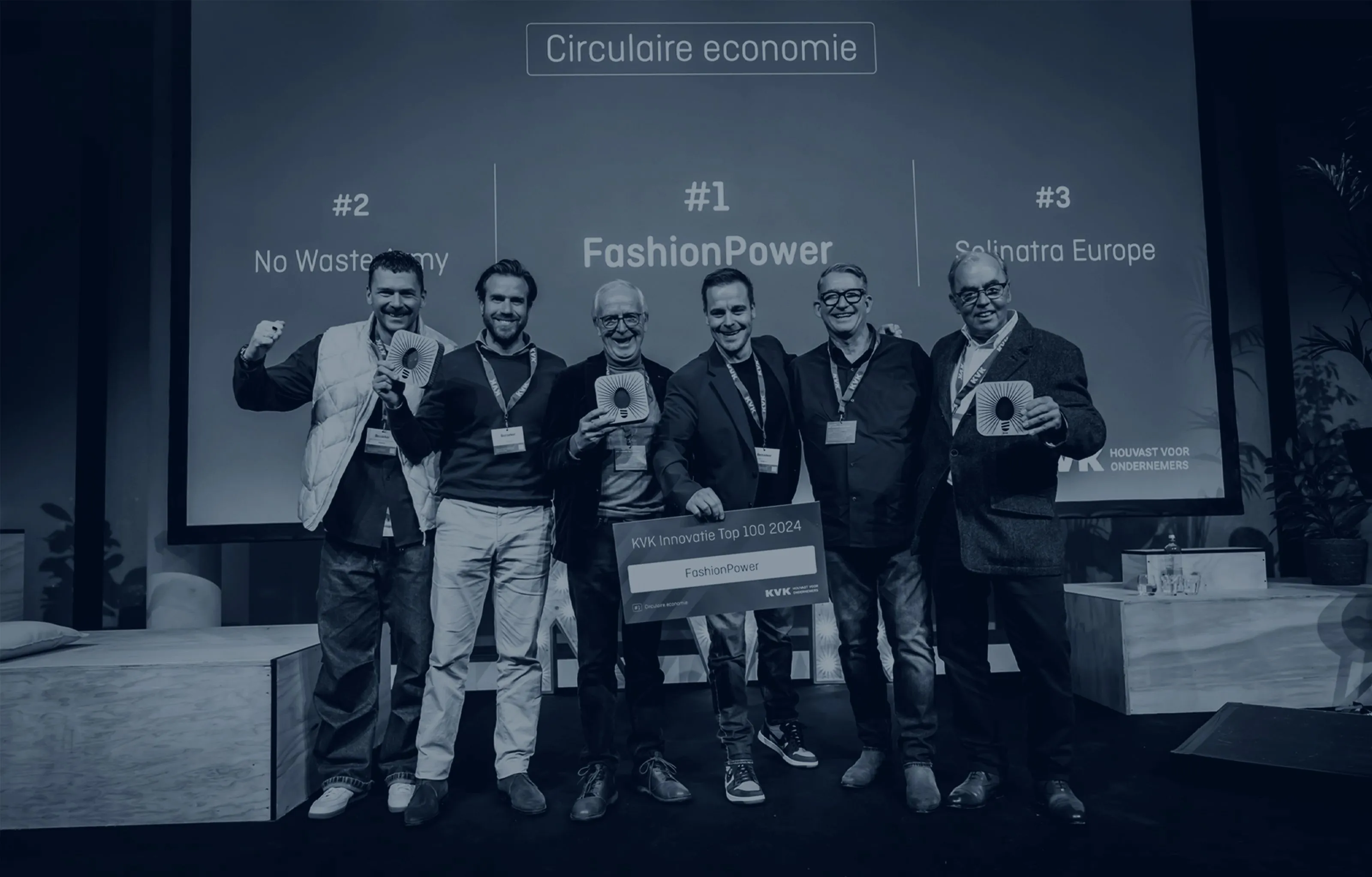 FashionPower wins KVK Innovatie Top 100 2024 — number one in circular economy — EECOFF Technology parent company