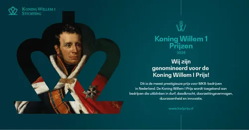 FashionPower nominated for Koning Willem I Prijs 2024 — most prestigious sustainability and innovation award for Dutch businesses — EECOFF Technology