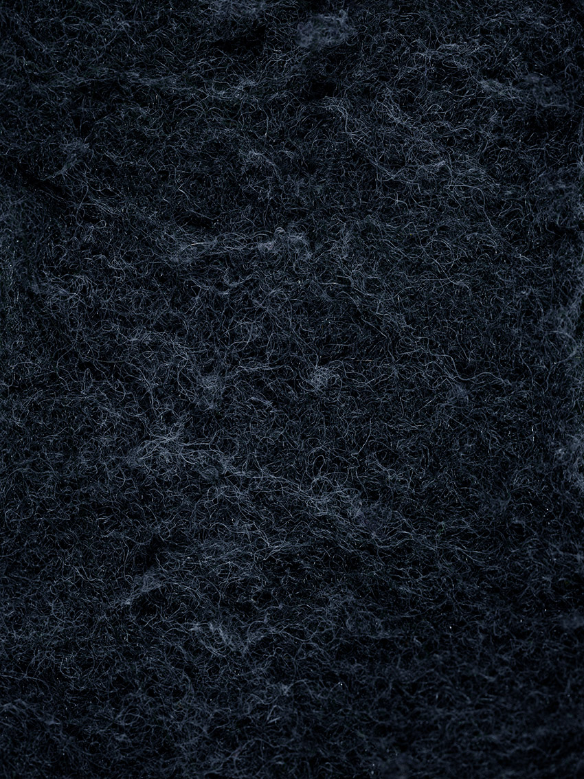 Close-up of recycled textile fibers — engineered for EECOFF sustainable fabric production