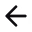 Black left-pointing arrow icon on transparent background.
