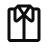 Icon of a closed dress shirt with a collar and buttons.