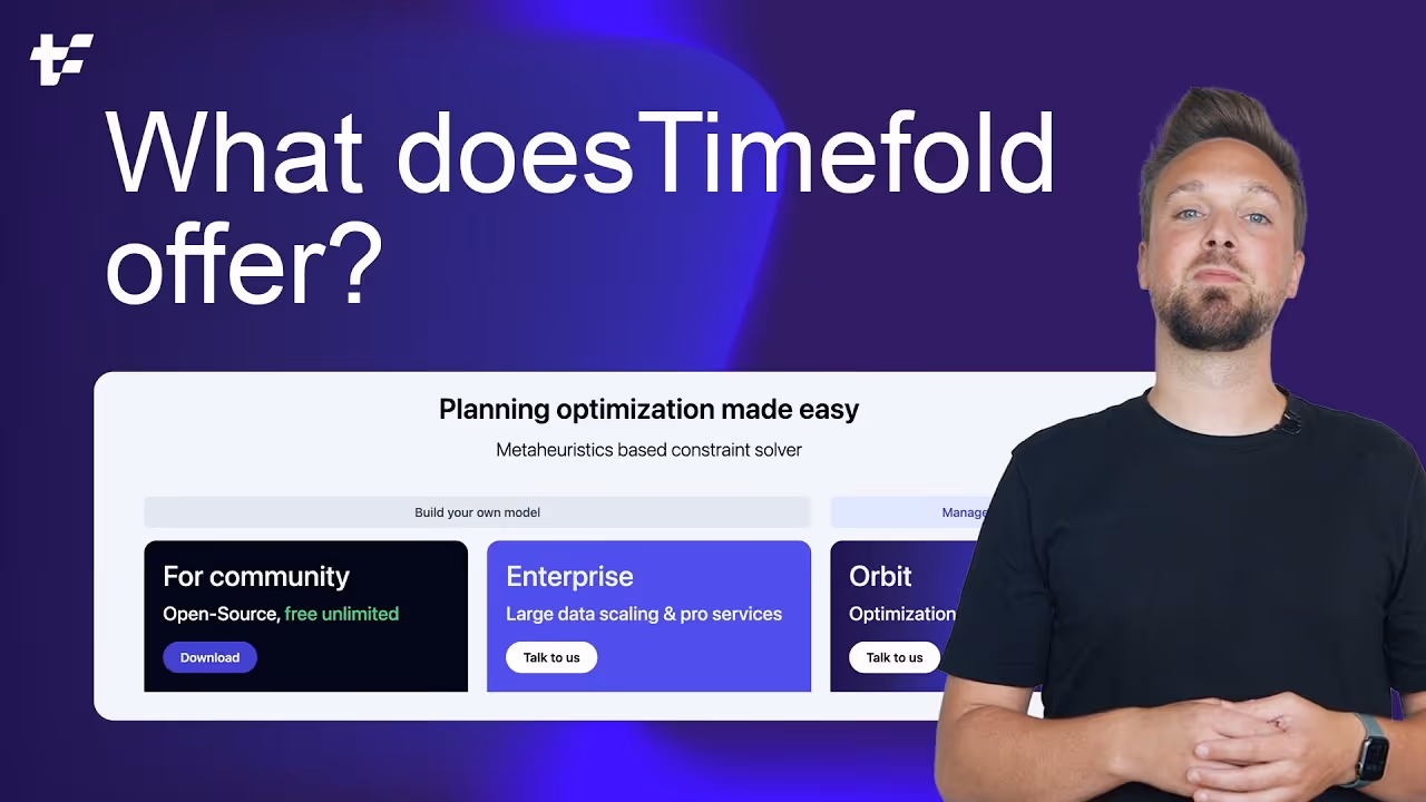 Unlocking the Power of Timefold: Community, Enterprise, Orbit