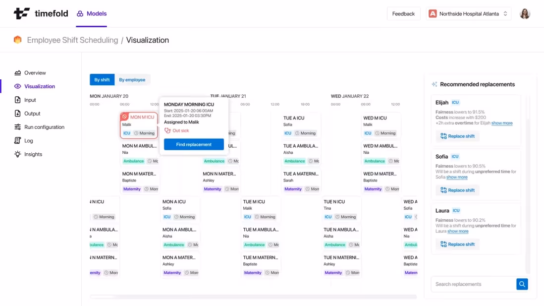 Dashboards on cost, efficiency, happiness, coverage... can be pulled from the data.