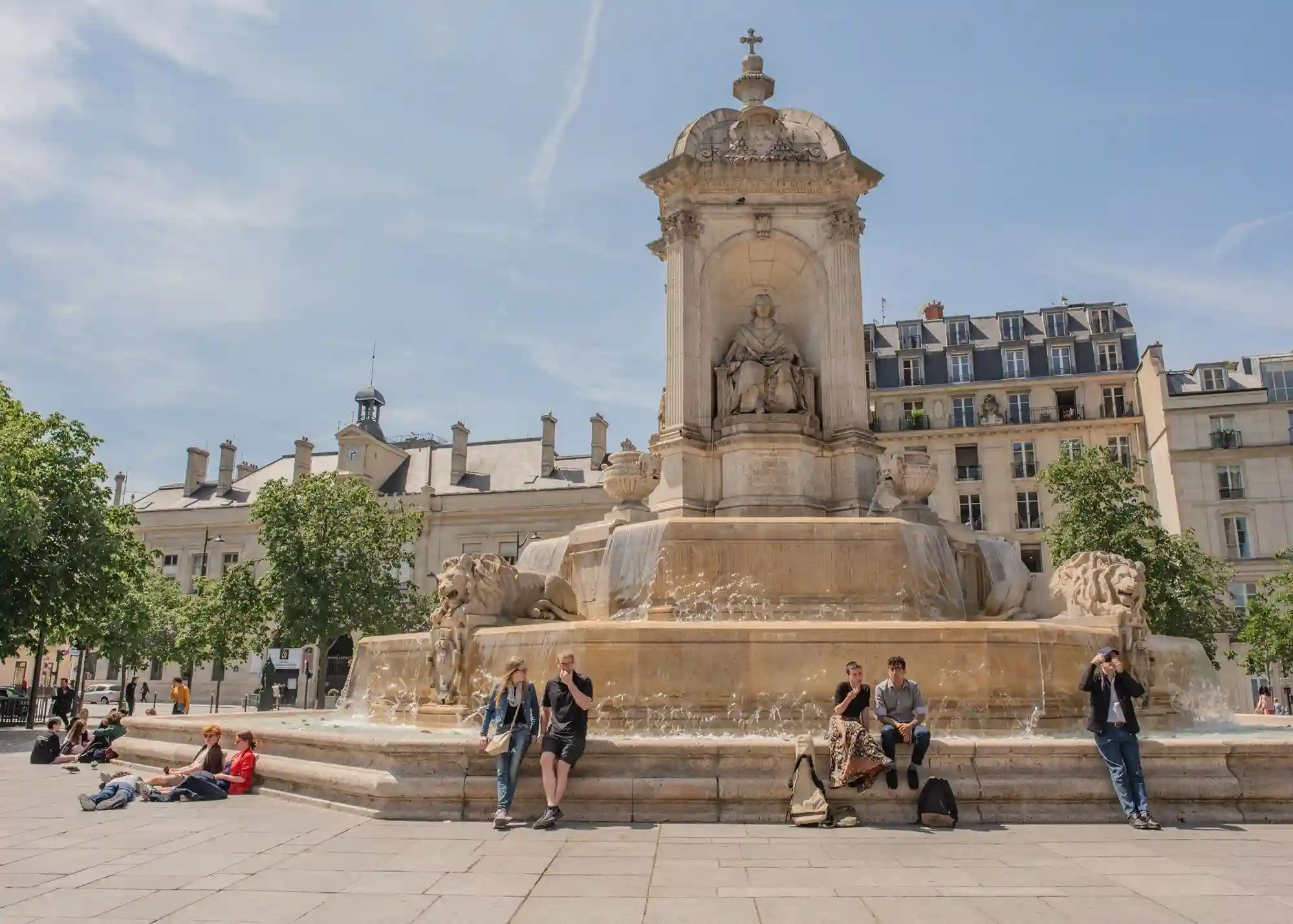 La place Saint-Sulpice