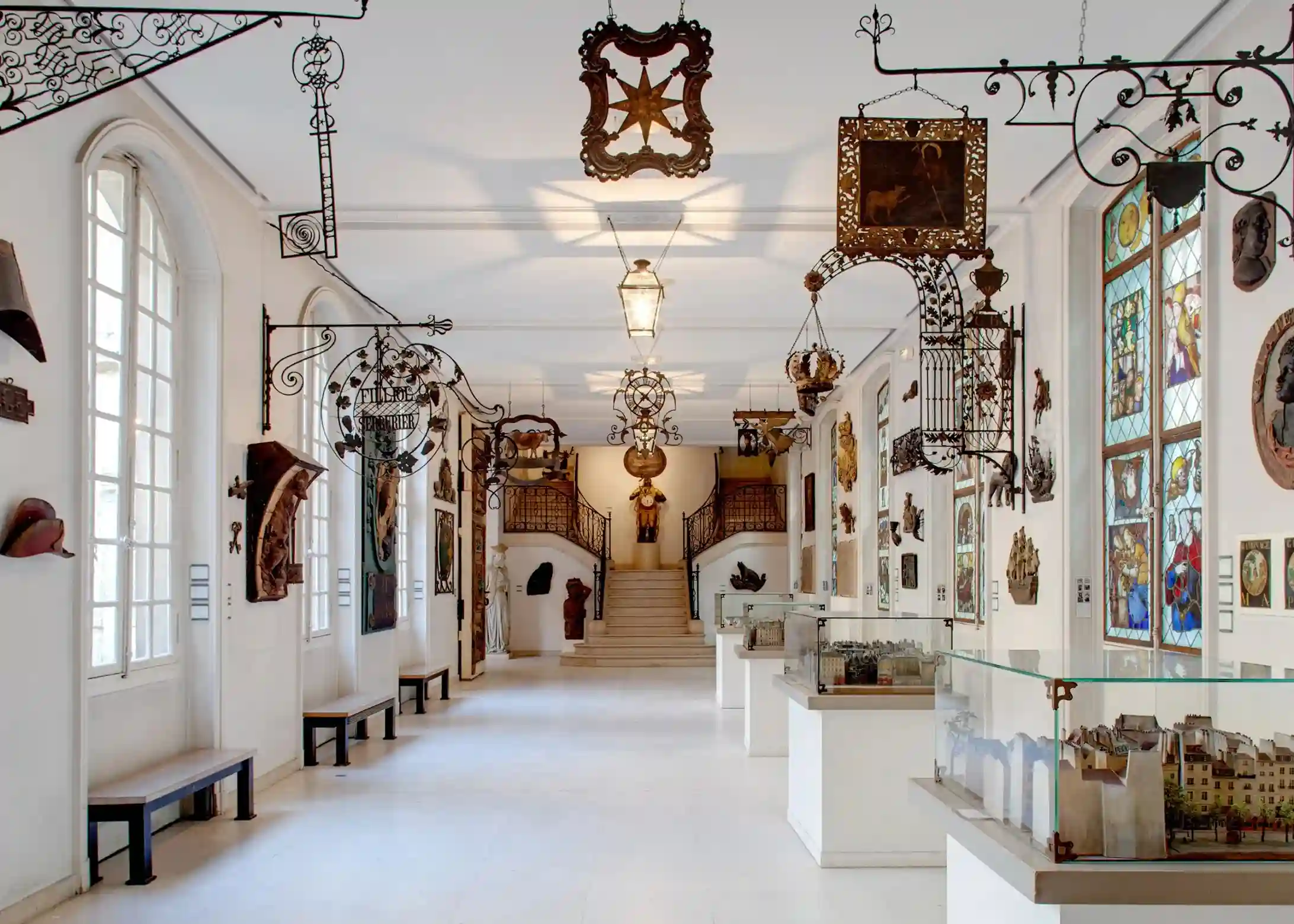 Galerie du musée Carnavalet, dédié à l'histoire de la ville de Paris