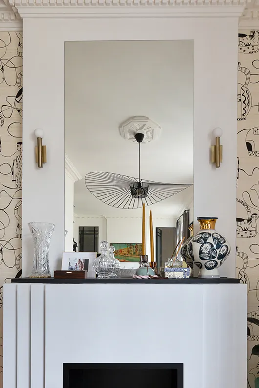 Cheminée du salon