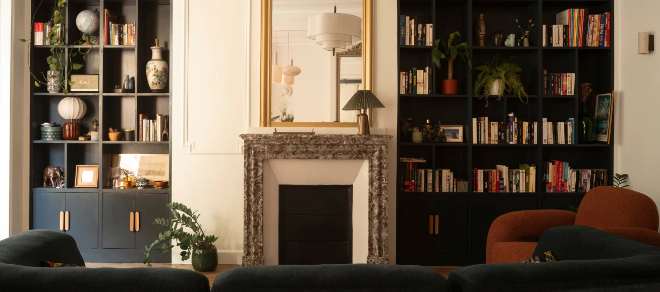 salon d'un appartement rénové