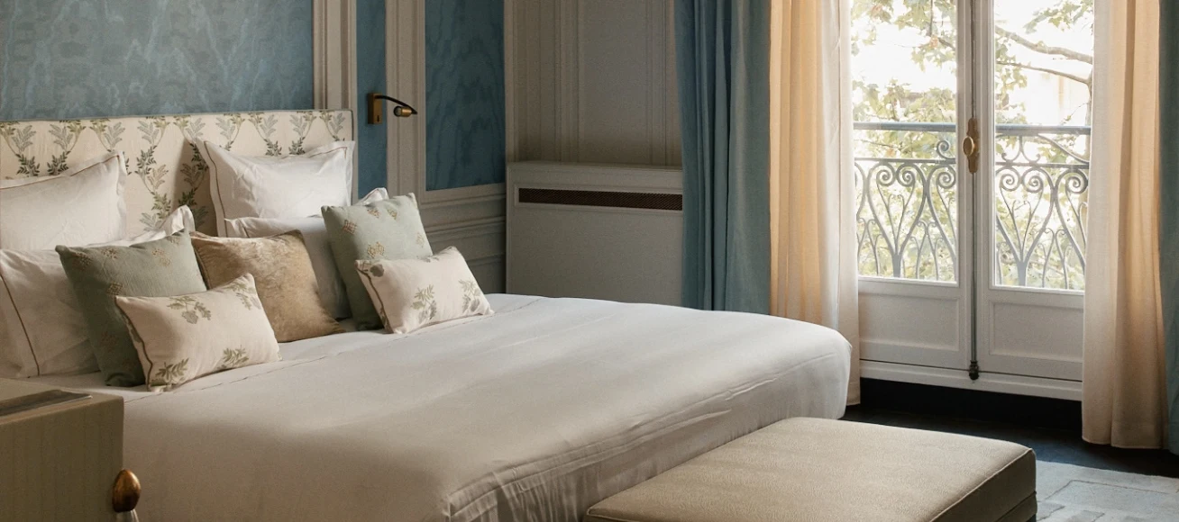 Chambre de maison rénovée