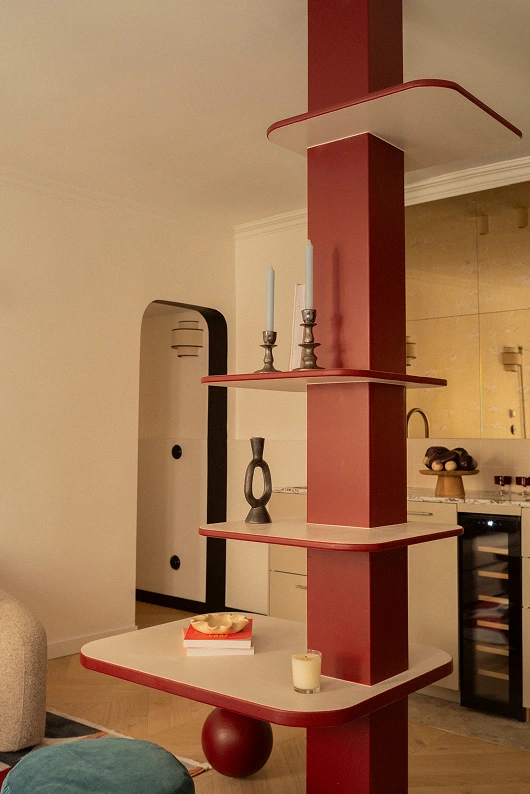 Pilier central salon