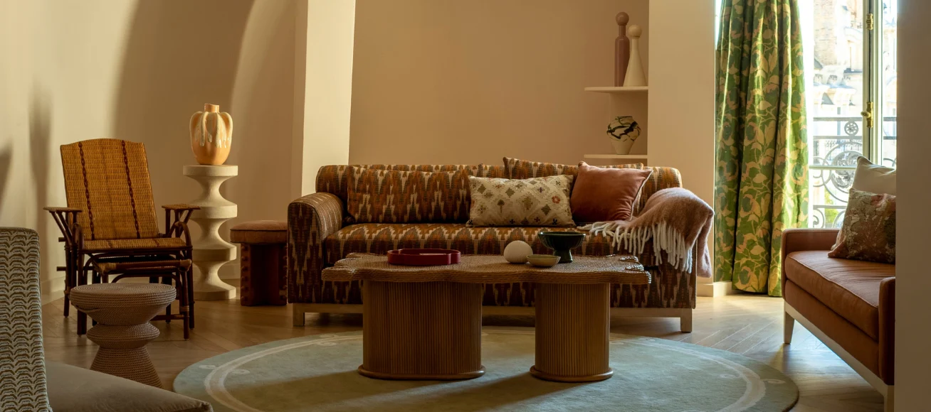 Salon rénovée à Paris