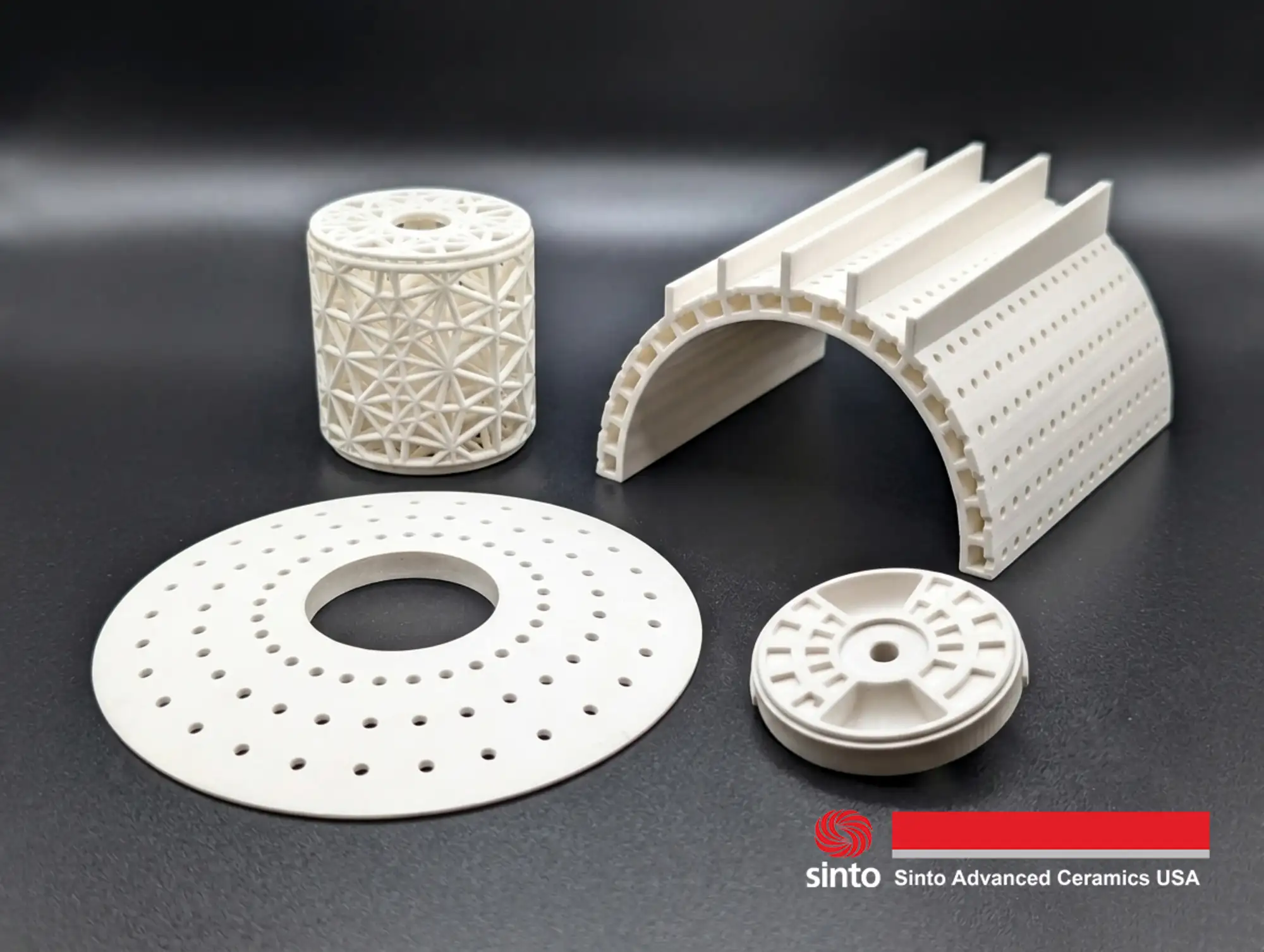 3D-printed technical ceramic components for aerospace applications