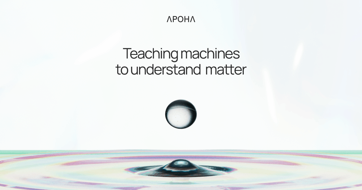 Apoha liquid intelligence wave-form data illustration
